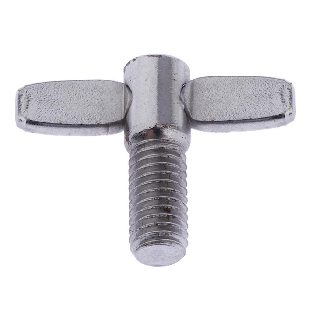 3-  Cymbal Stand Wing Screw Nut Drum Percussion Parts