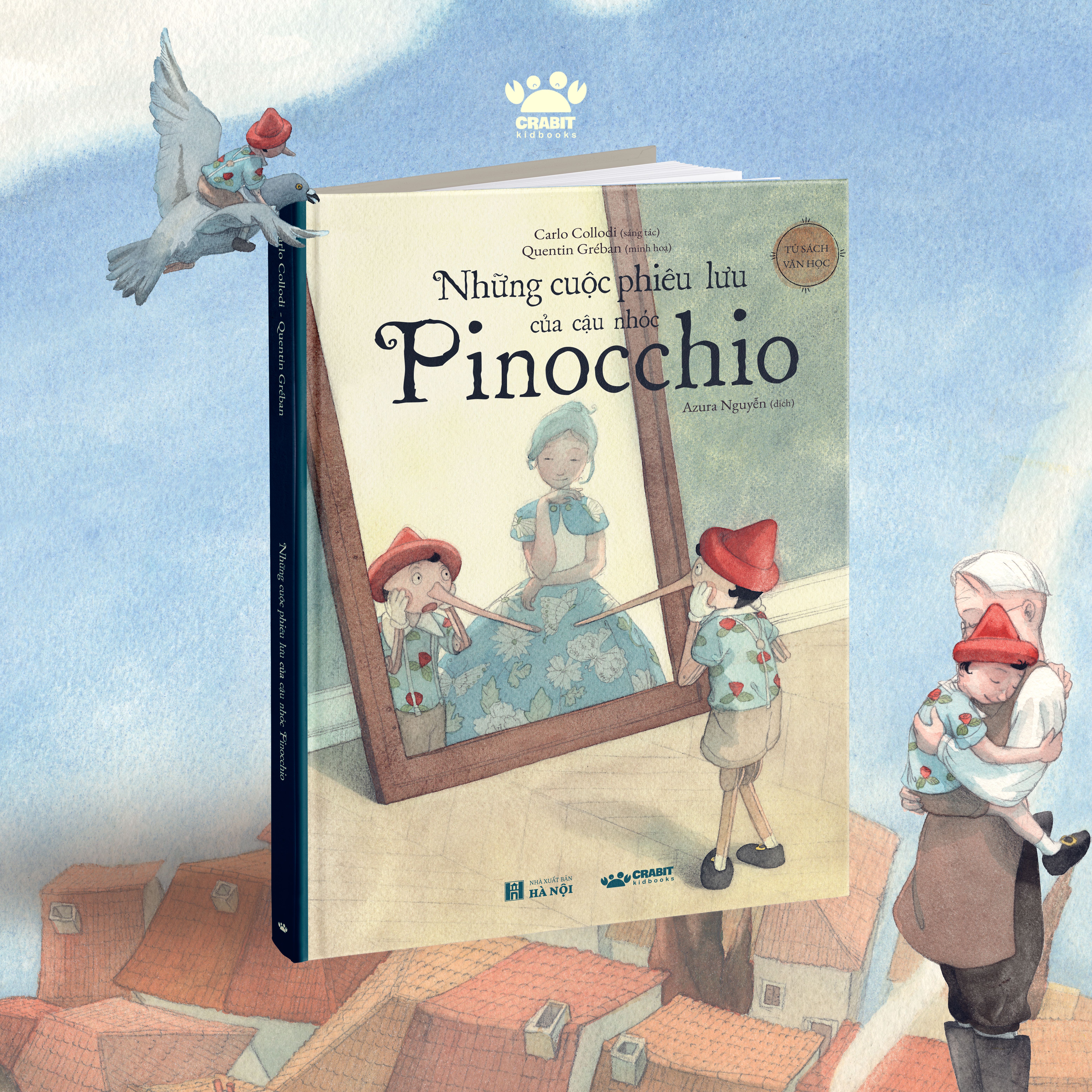 Sách - Pinocchio - Crabit Kidbooks