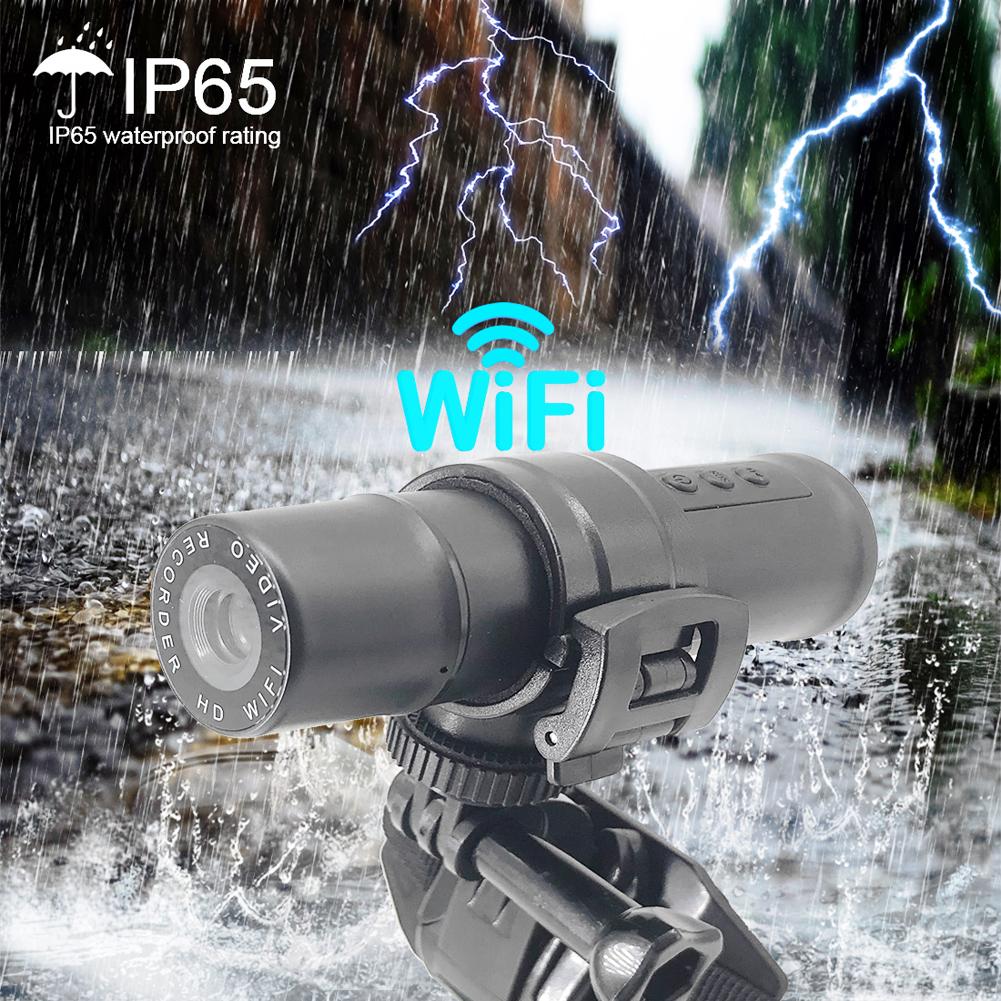 Máy Ghi Hành Động Thể Thao Dvr Không Thấm Nước Video Cam Kết Nối Wifi Gắn Trên Mũ Bảo Hiểm Xe Máy 1080P