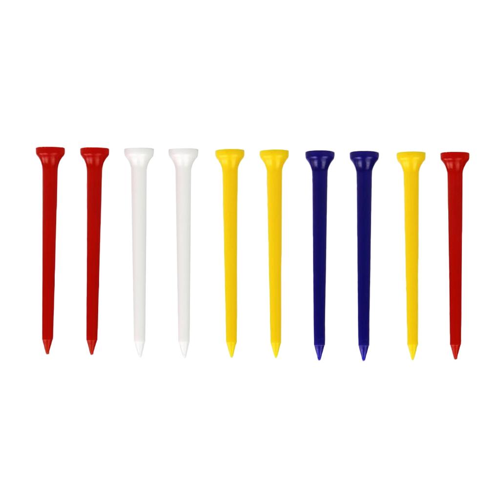 Unbreakable Golf Tees 0.47inch Width Golf Nails Mixed Color for Various Golf Clubs Stronger than Wood Tees