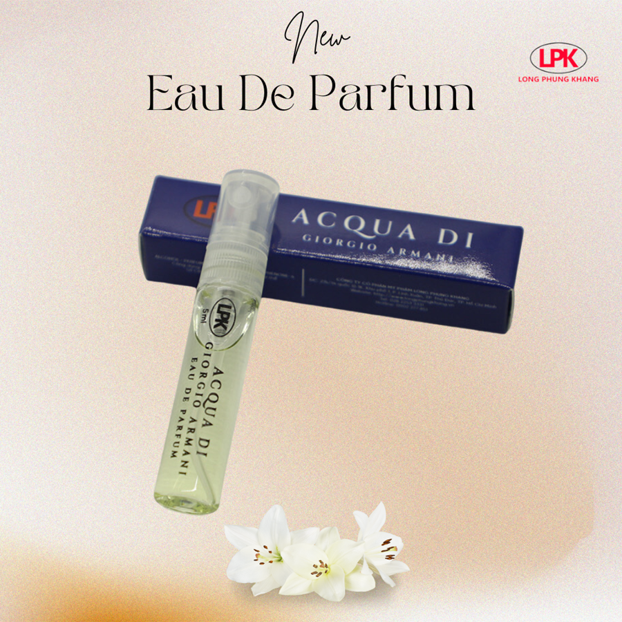 Nước Hoa Nam Cao Cấp AQUA DI 5ml & 50mL LPK Eau De Parfum Chính Hãng