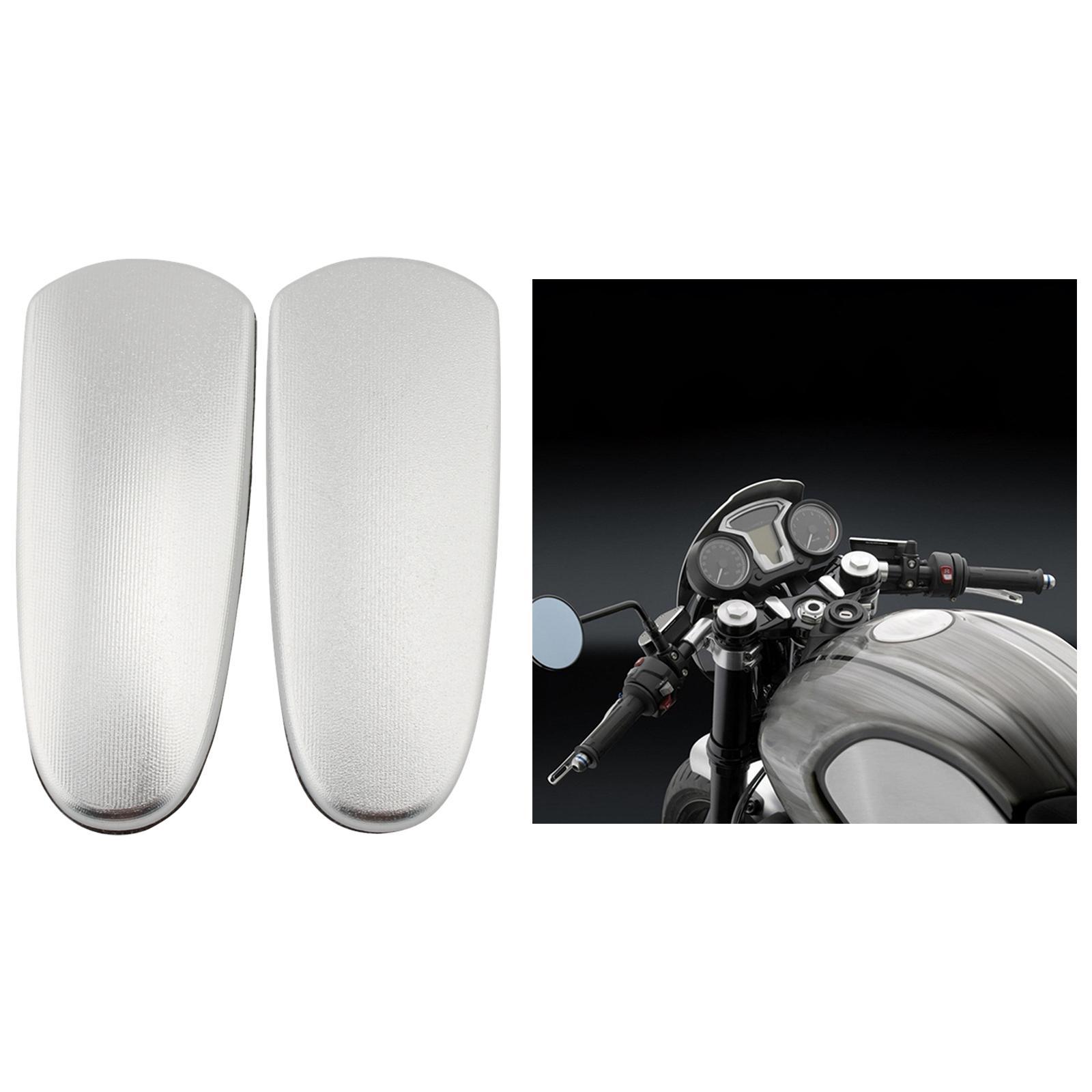2Pcs Motorcycle Handlebar Clamp Hole Cover Set, Clamps Modified Riser Mounting Holes Covers for BMW R Ninet 2014-2019