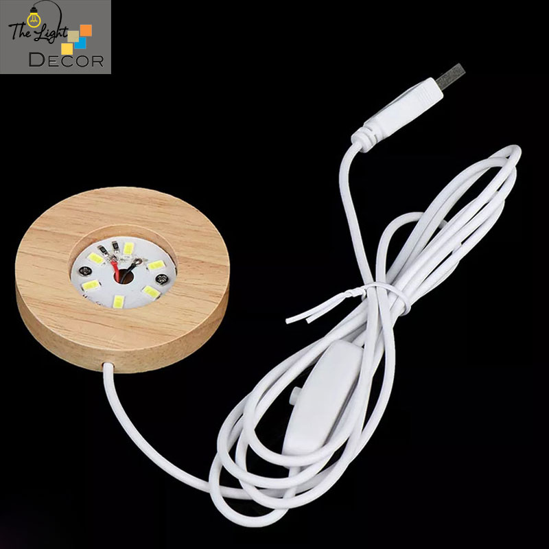Bộ Quà Tặng Quả Cầu Pha Lê 3D larser LED PARIS 6cm