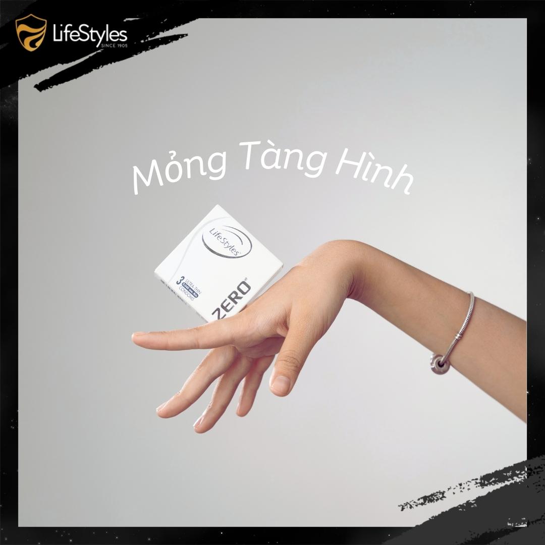 Combo Mượt Bần Bật - Bao cao su Lifestyles Skyn Intense Nonlatex 10 bao + 1 Bao cao su LifeStyles Zero 3 bao