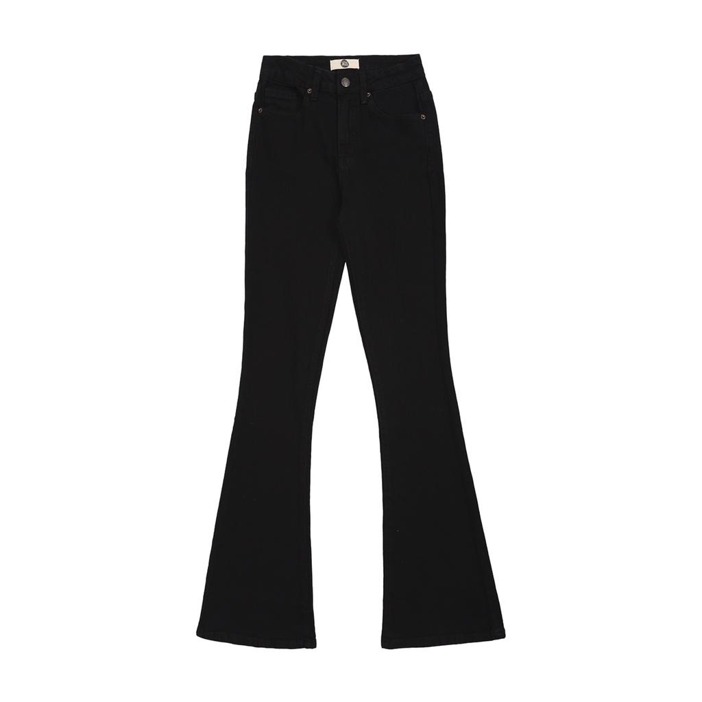 TATICHU - Flared Jeans - Quần jean ống loe đen, quần denim ống bát