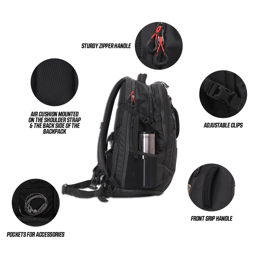 Tri Titans Balo Thể Thao Chống Nước Đựng Laptop School Sport Backpack