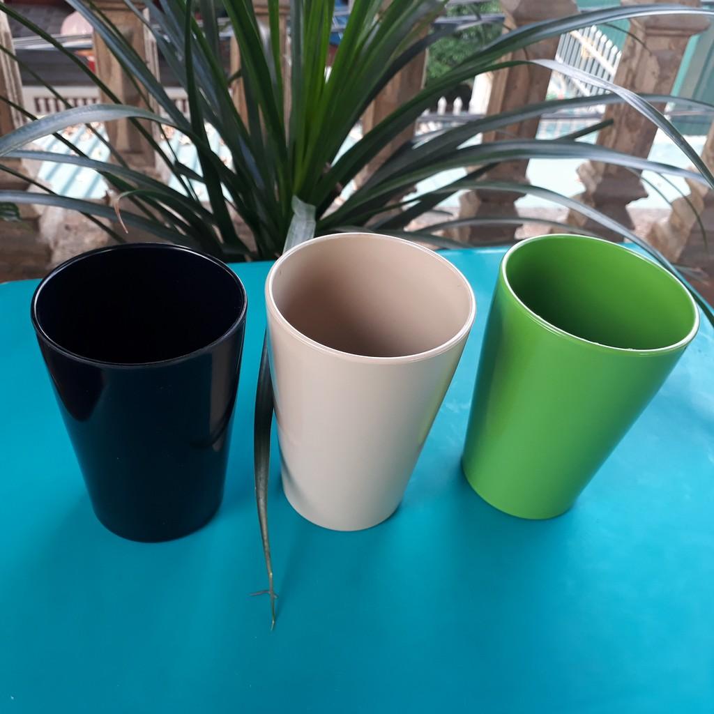 Cốc Phíp, Ly Nhựa Cao Cấp Melamine Đồ Nhà Hàng Nhà Bếp Màu Đen Sang Trọng