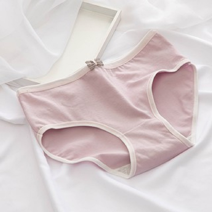 SET 10 QUẦN LÓT COTTON PHỐI NƠ CUTE