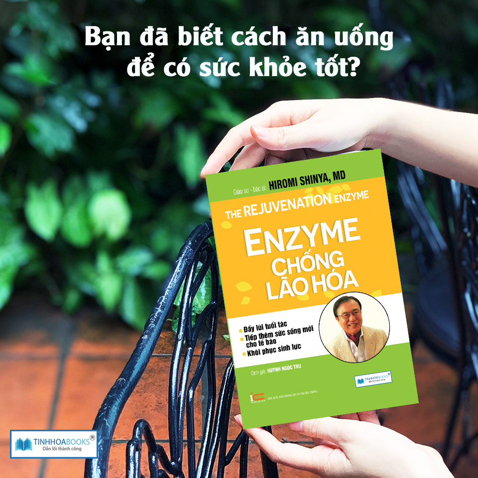 Combo sách: Nhân Tố Vi Sinh + Enzyme Chống Lão Hoá + Ăn lành sống mạnh Trái đất thêm xanh - Sức mạnh của chế độ ăn thuần thực vật