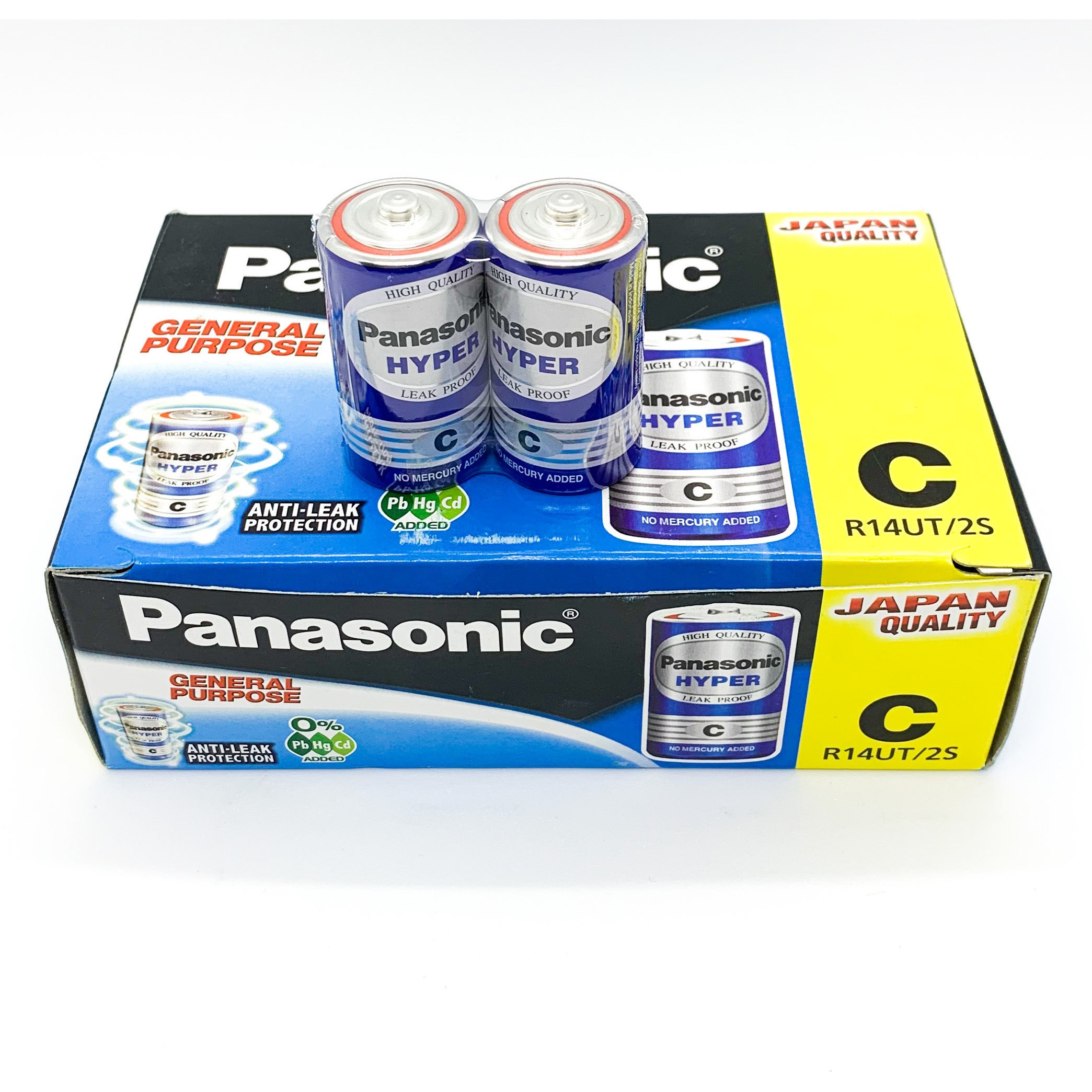 Hộp 10 Đôi Pin Trung Panasonic 1,5 V R14UT/2S - Hàng Chính Hãng