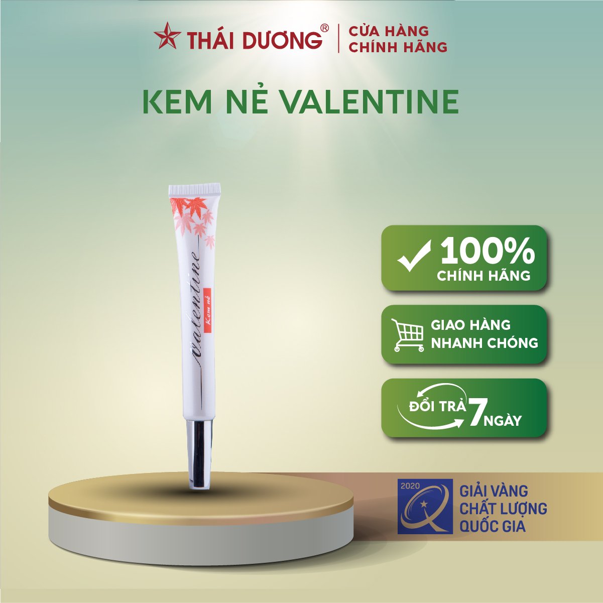 Kem nẻ Valentine giữ ẩm, chống nứt nẻ Sao Thái Dương 20g