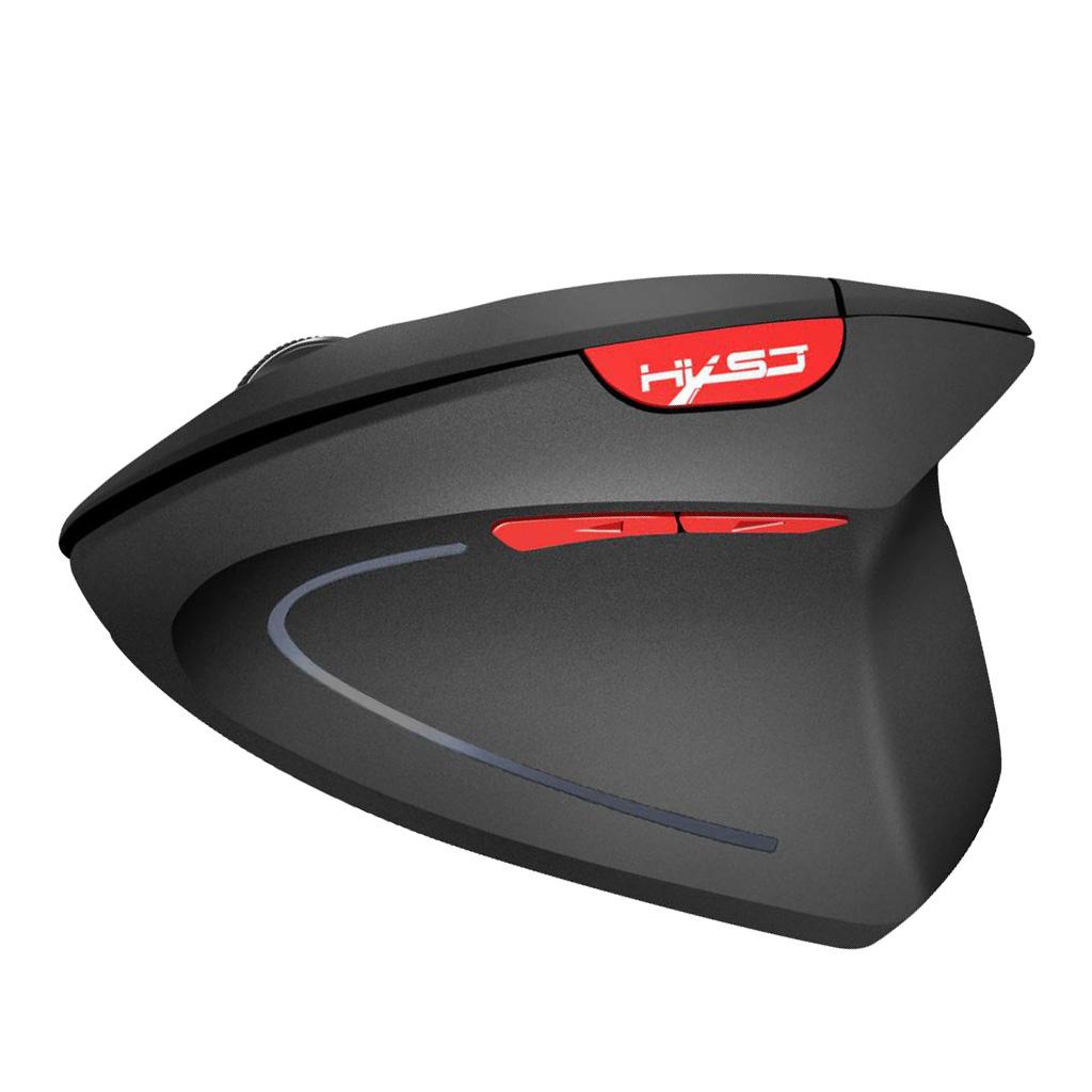 2.4G Ergonomic Optical Wireless Mouse 800/1600/2400DPI Healthy Vertical Mice with Receiver