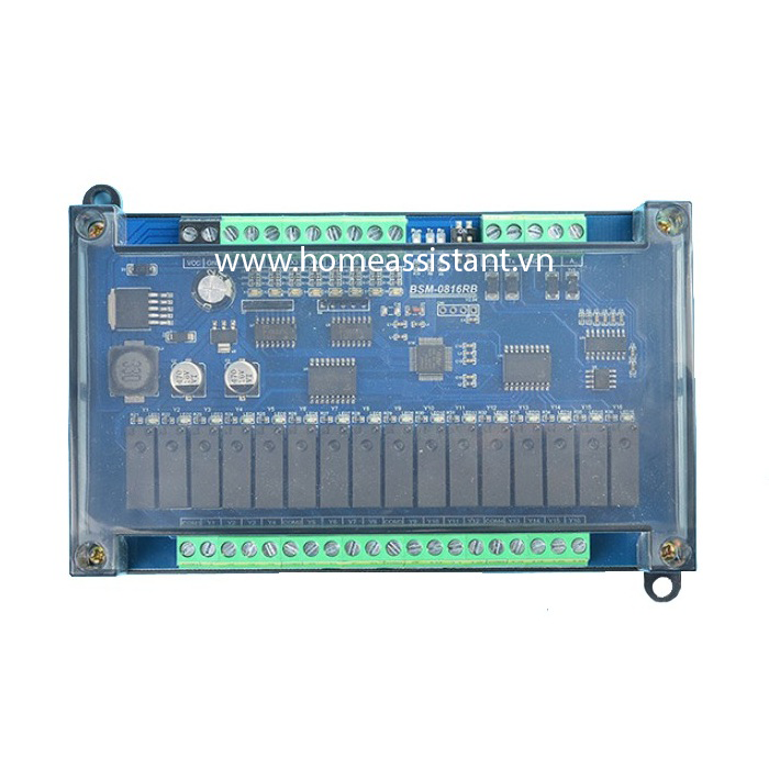 Công Tắc Điều Khiển Bật Tắt IO 16 Cổng Modbus RS485 BMS16