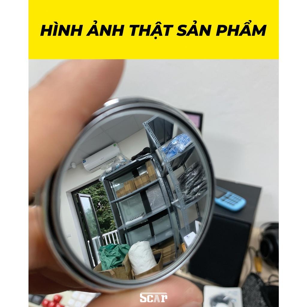 Gương cầu lồi ô tô tráng bạc xoay 360 độ