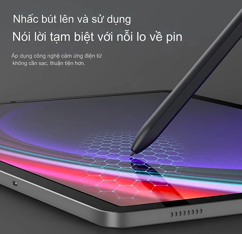 Bút cảm ứng cho Samsung galaxy Tab S6 S7 S8 S9 Plus Ultra Nillkin ISketch S3 Stylus đa năng chống tì tay, hít cạnh máy, không lo hết pin - Hàng nhập khẩu