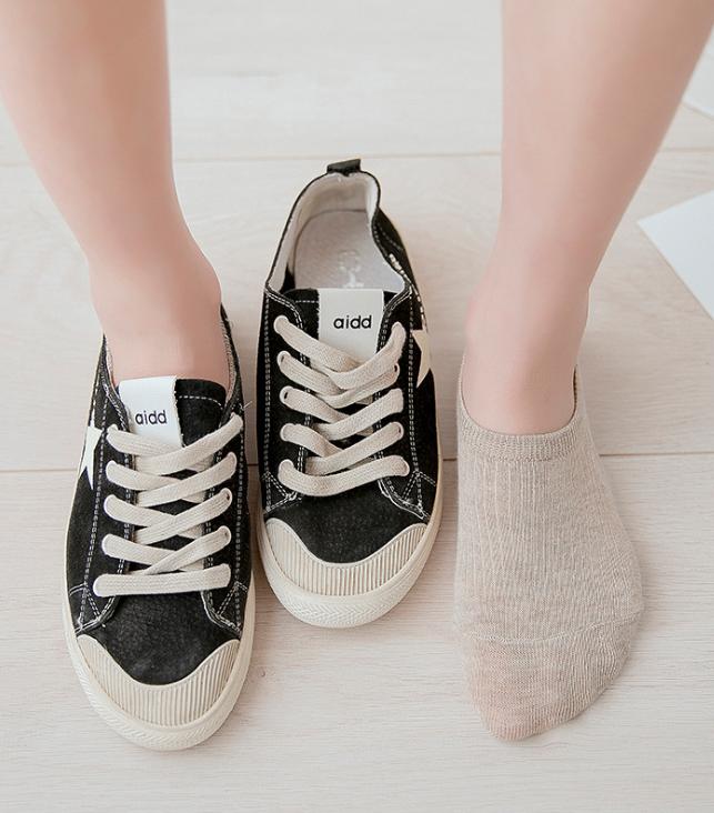 Combo 05 Đôi Tất Nữ Cổ Ngắn Chống Hôi Chân B.5281 I Phong Cách Nhật Bản