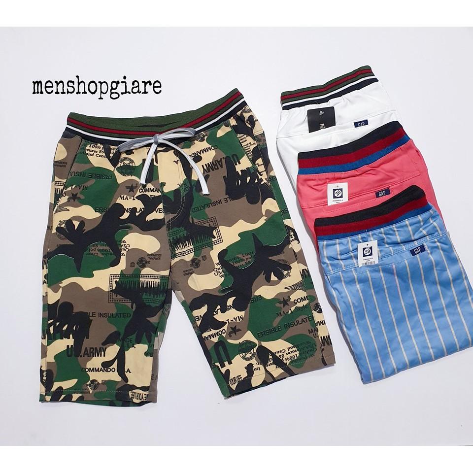 SHORT KAKI LƯNG THUN NAM VẢI SỊN