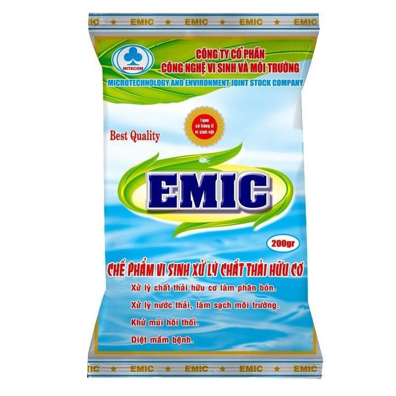 Chế Phẩm vi sinh ủ xử lý chất thải hữu cơ và khử mùi hôi EMIC