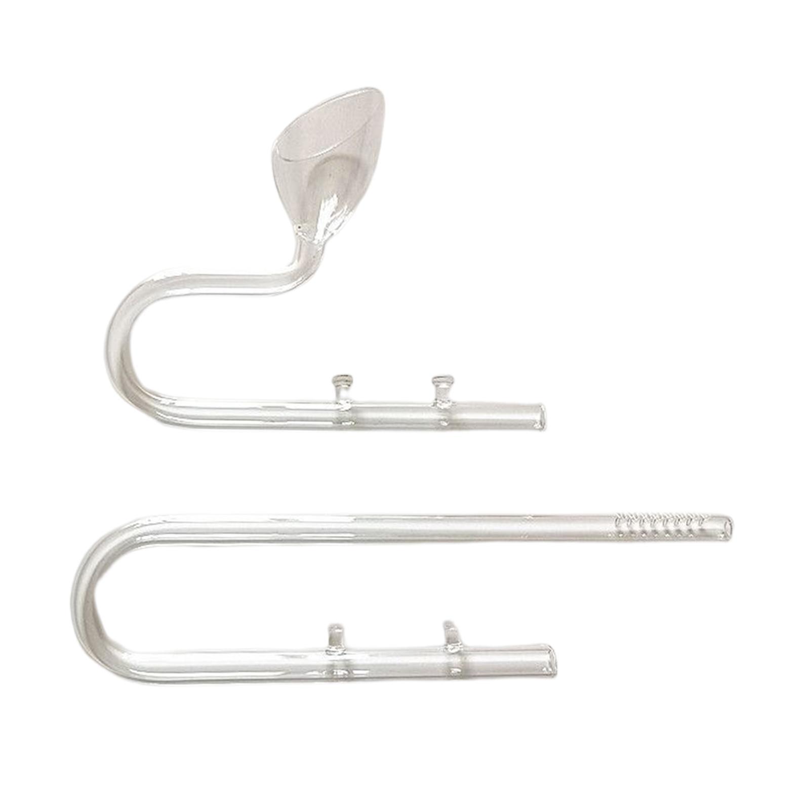 Glass Lily Pipe Inflow Inflow/Outflow 12/16mm Glass Aquarium Water  Tank Filter
