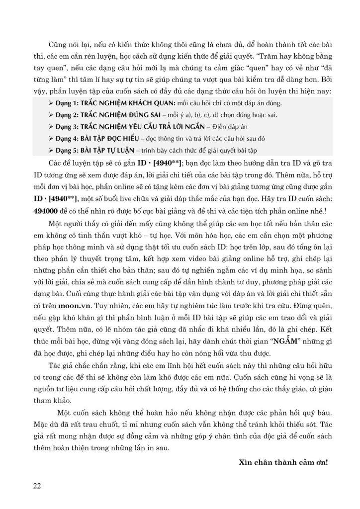 Sách - Tổng Ôn Hoá Học Tập 1 (Tái Bản 2025)