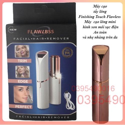 Máy cạo tẩy lông Finishing Touch Flawless Máy cạo lông mini hình son môi sạc điện An toàn và nhẹ nhàng trên da