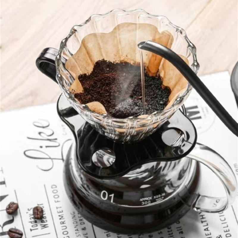 Bình thủy tinh kèm phễu V60 pha cà phê Pour Over 360ML