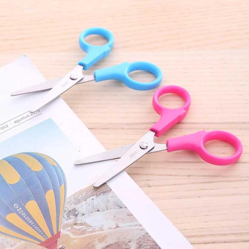 Kéo Học Sinh Deli 6022 - Màu Hồng
