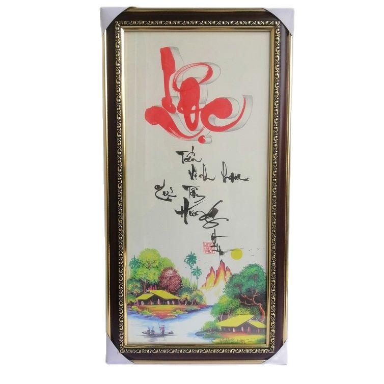 Bộ tranh thư pháp PHÚC LỘC THỌ. Quà tặng mừng thọ, mừng tân gia, khai trương.Quà tặng ông bà,cha mẹ