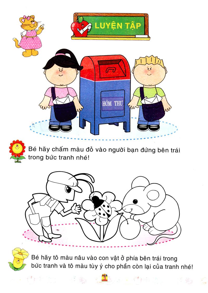 Sách Bé Làm Quen Với Môn Toán - Xác Định Vị Trí