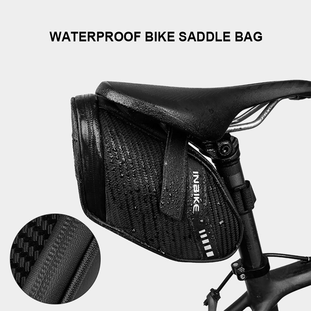 Túi yên xe đạp, sức chứa lớn, chất liệu vải không thấm nước, chống mài mòn