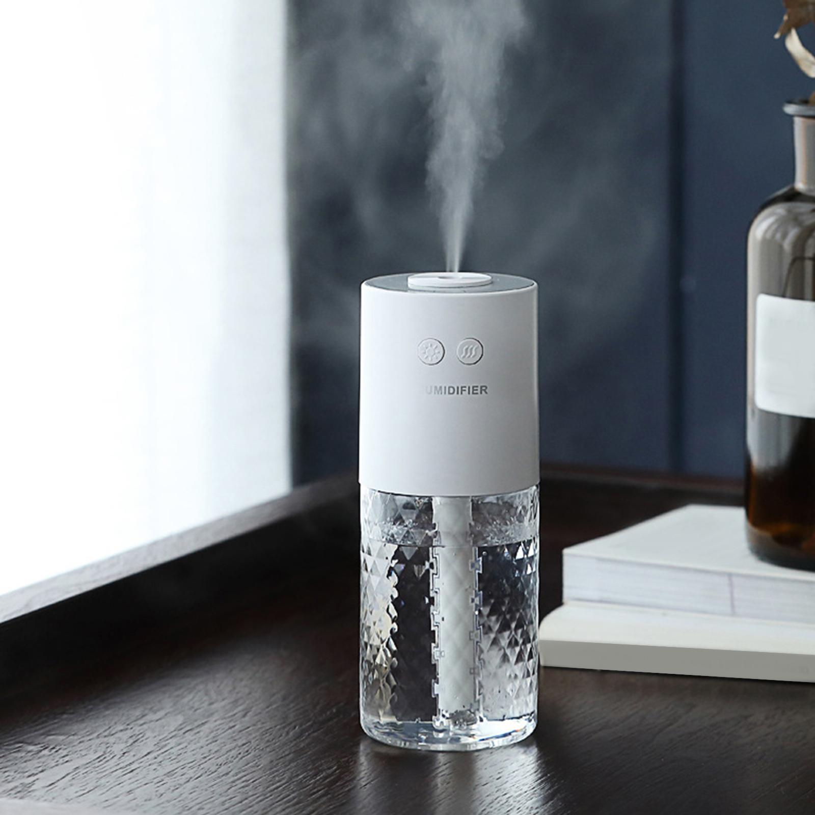 200ml Mini Humidifier Humidifier Portable for Car Office Travel White