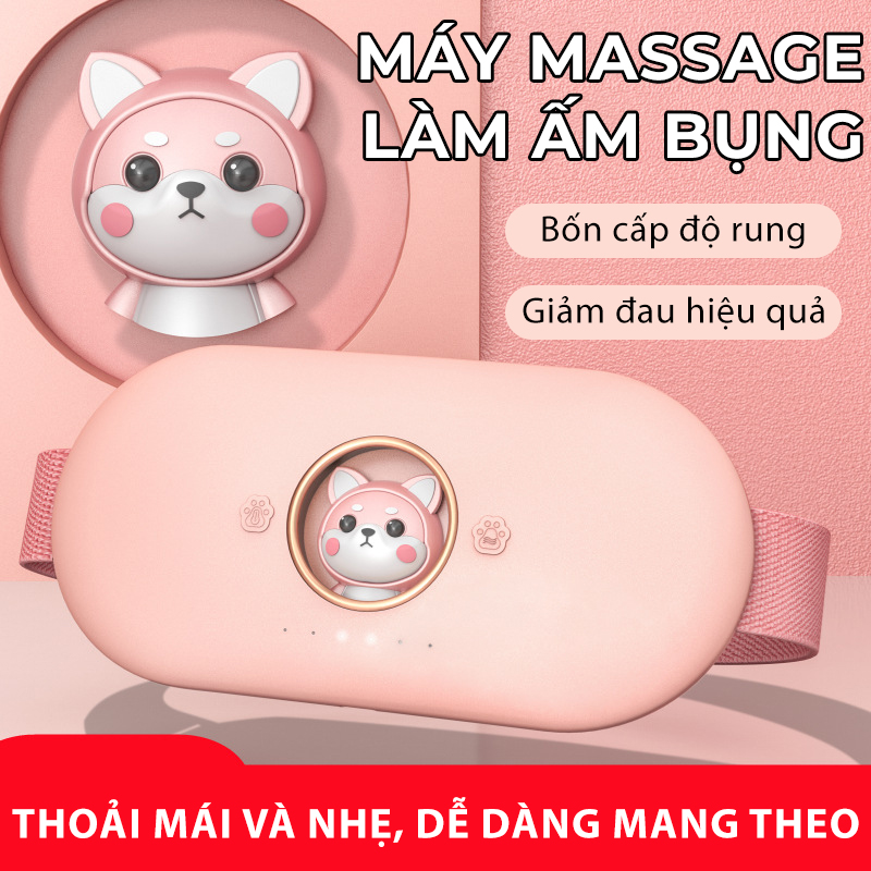 Má́y massage làm ấm bụng giảm đau,,thân thiện với da-  D1413