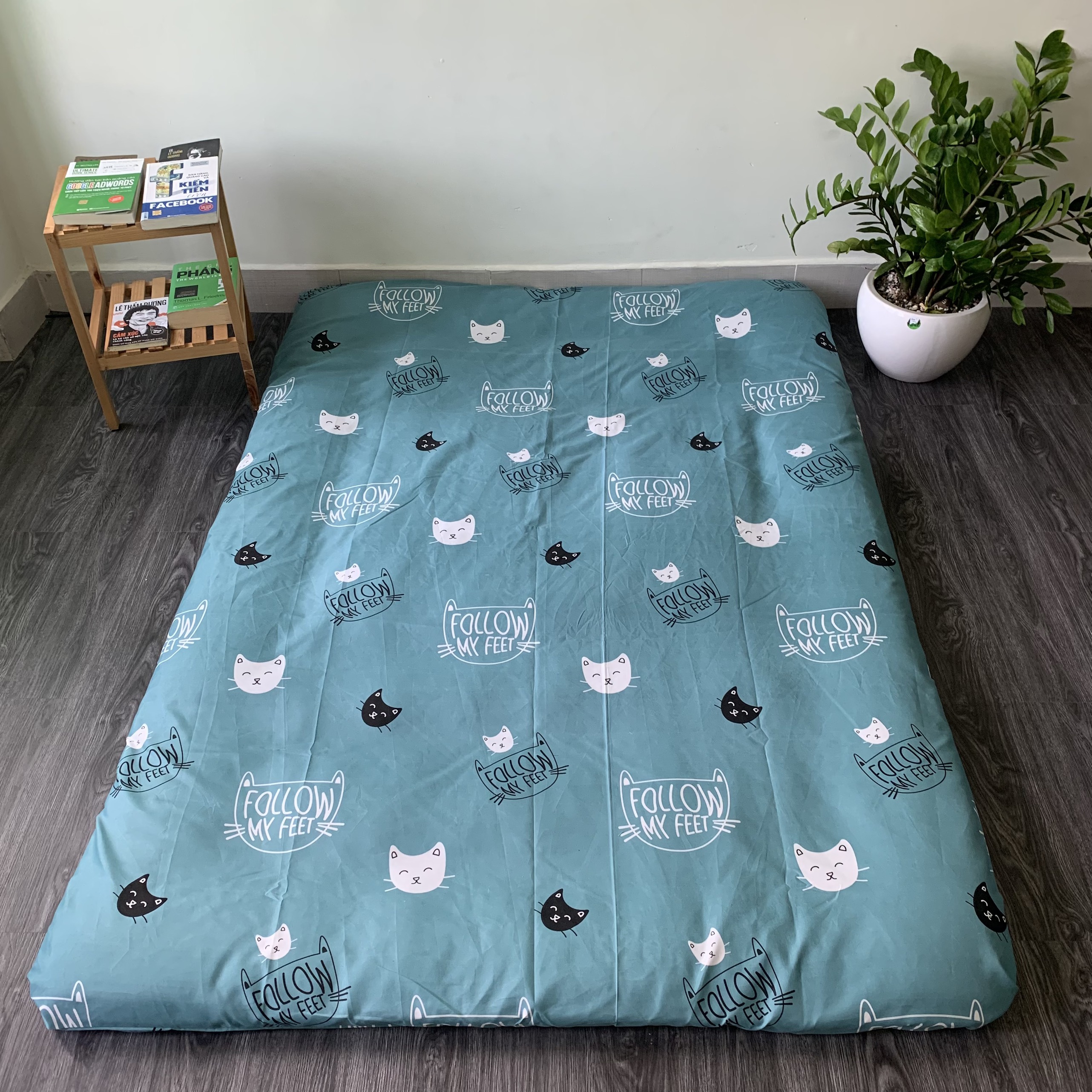 Ga Bọc Nệm Topper, Áo Đệm 2 Mặt Có Khóa Kéo Size 1m x 2m, 1m4 x 2m, 1m6 x 2m, 1m8 x 2m