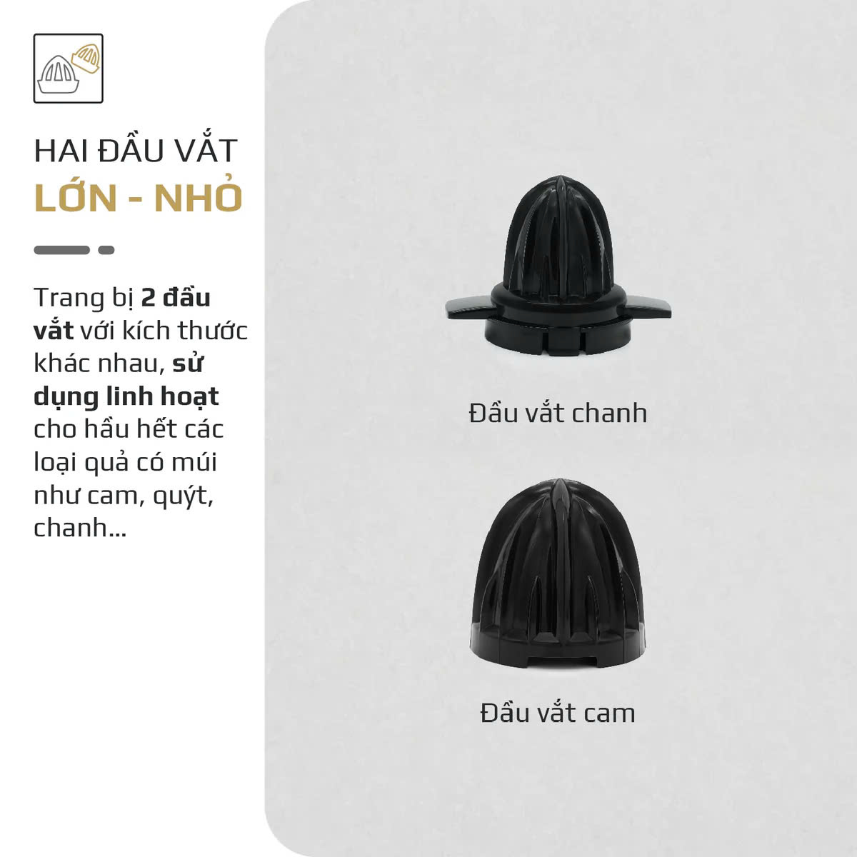 [Hàng chính hãng] Máy vắt cam OLIVO CJ12 40W dung tích 1.2L, hai đầu vắt lớn nhỏ tiện lợi, tự động đảo chiều
