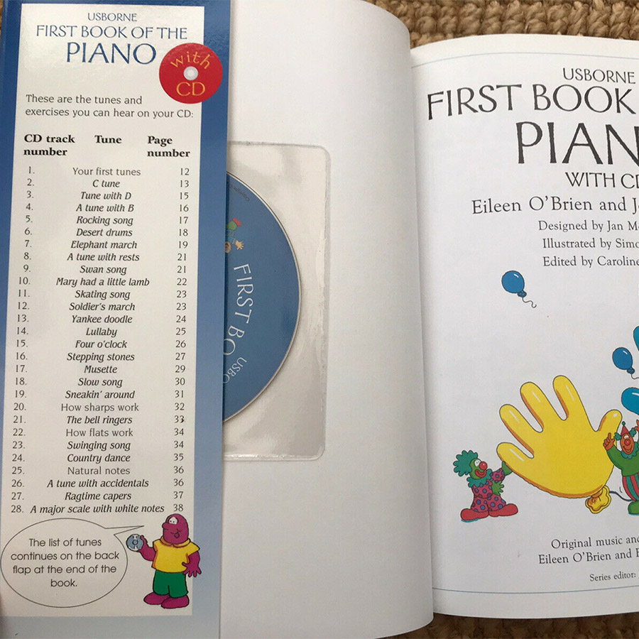 Usborne First Book Of The Piano + Cd