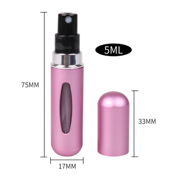 Chai chiết, lọ chiết nước hoa mini, ống chiết tự động dạng xịt 5ml nhỏ gọn tiện dụng GD722-ChietNH