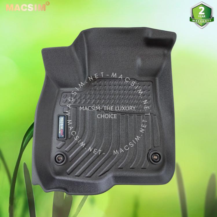 Thảm lót sàn xe ô tô Honda CRV 2023+ Nhãn hiệu Macsim chất liệu nhựa TPE màu đen hàng loại 2