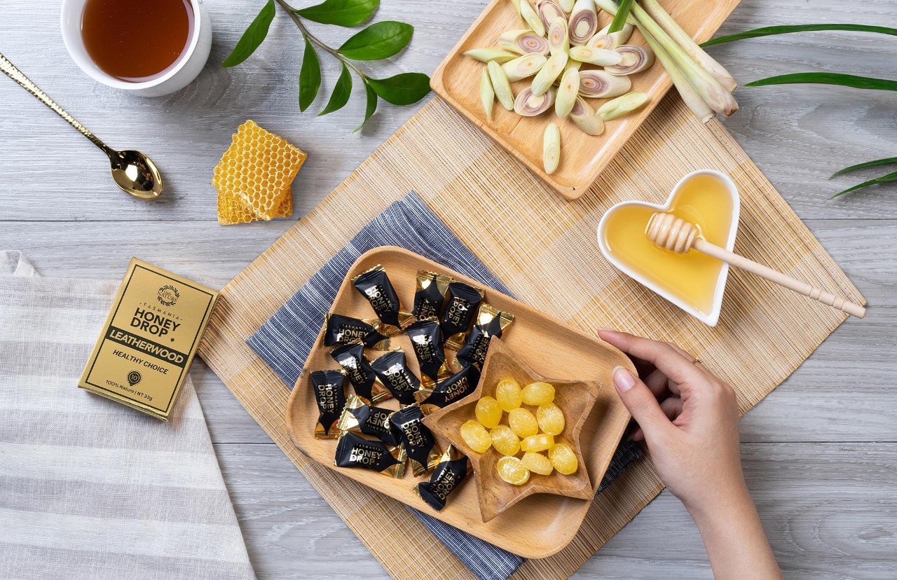 Kẹo Sả Mật Ong Honey Drop Leatherwood Only Nature