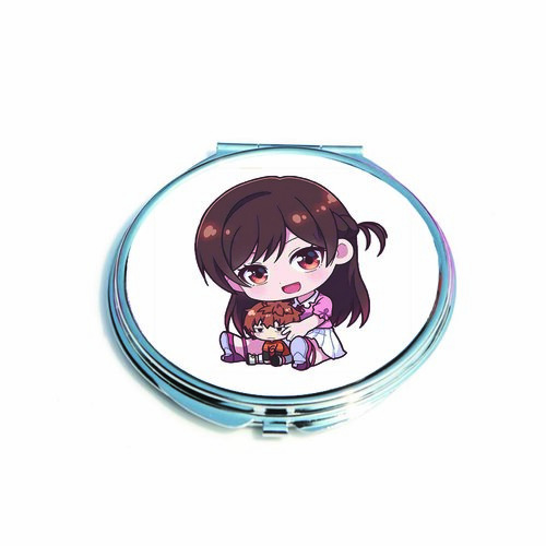 Gương mini cầm tay bỏ túi IN HÌNH Kanojo Okarishimatsu - Dịch Vụ Thuê Bạn Gái anime chibi