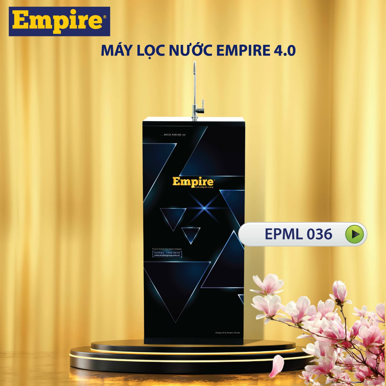 Máy Lọc Nước EMPIRE 4.0 MODEL EPML036- Hàng chính hãng