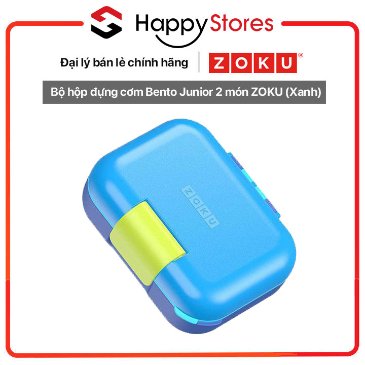 Bộ hộp đựng cơm Bento Junior 2 món ZOKU - Hàng chính hãng
