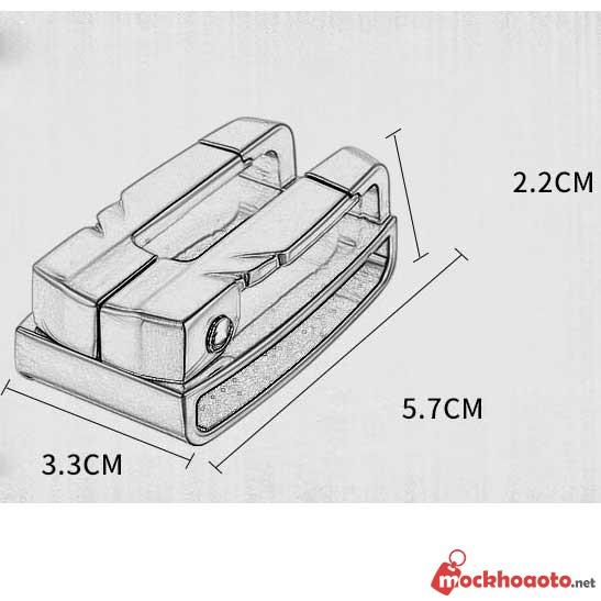 Móc khóa đeo thắt lưng hợp kim không rỉ Jobon