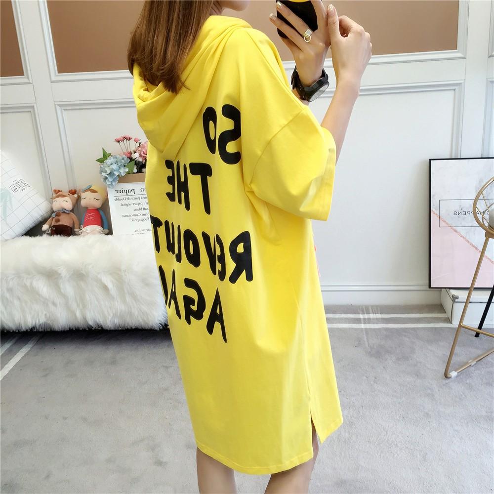 Áo Thun Tay Dài Kèm Nón Xinh Xắn Dành Cho Nữ