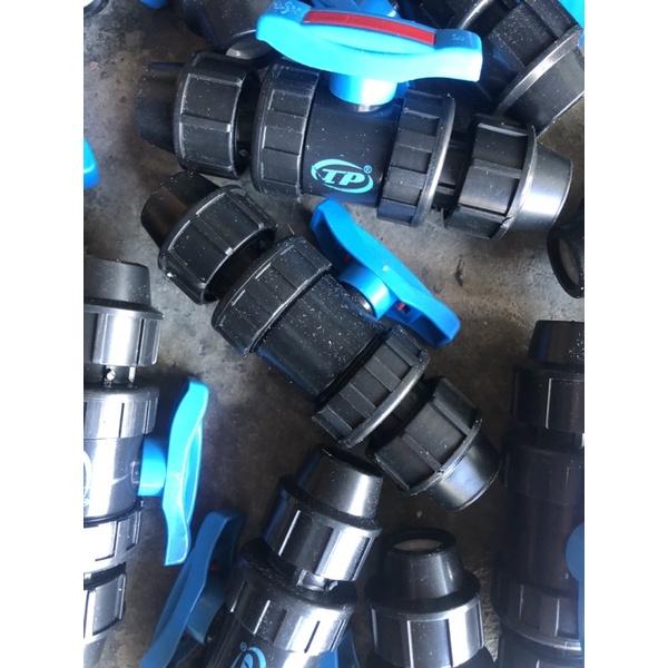 Val, khoá ống nước sạch HDPE phi 20 + 25