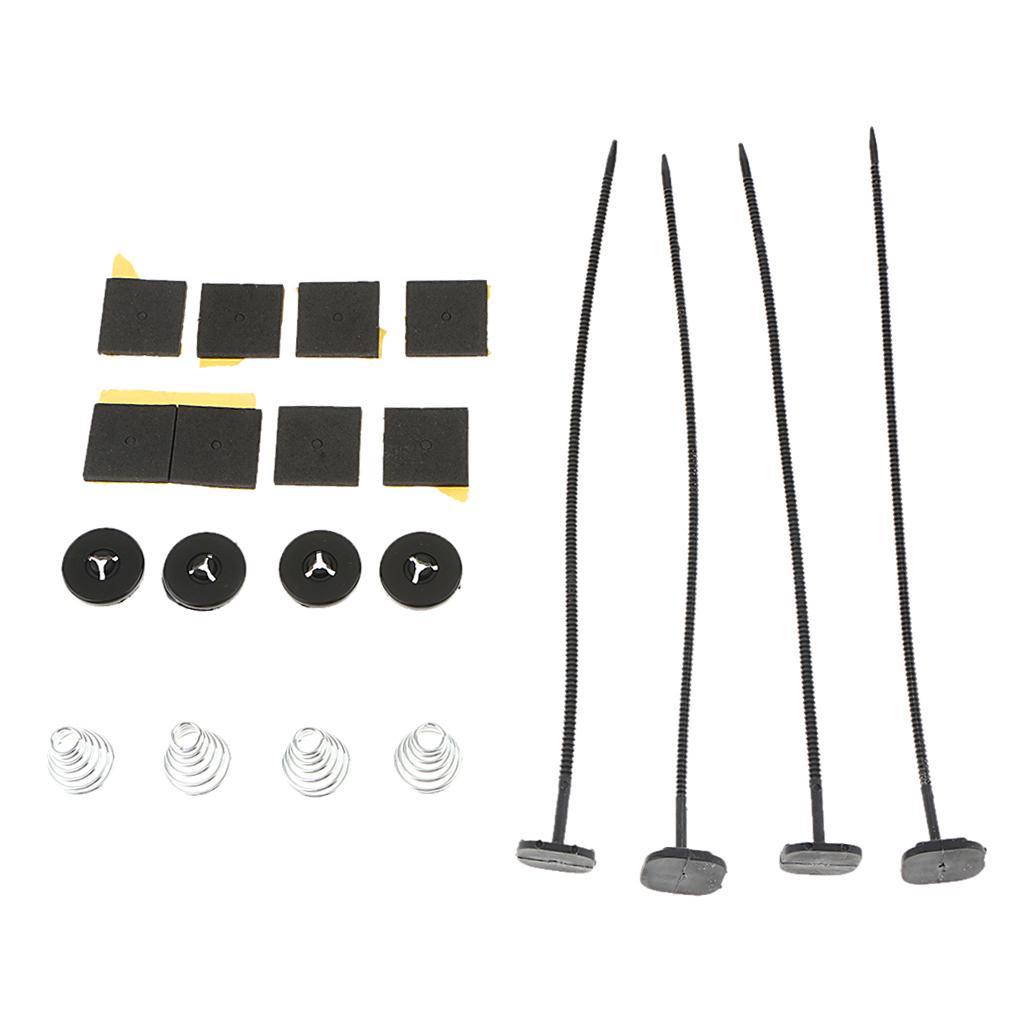 9-10pack Electric Radiator Fan Ties Straps Mounting Kit Universal Strap Tie Fans