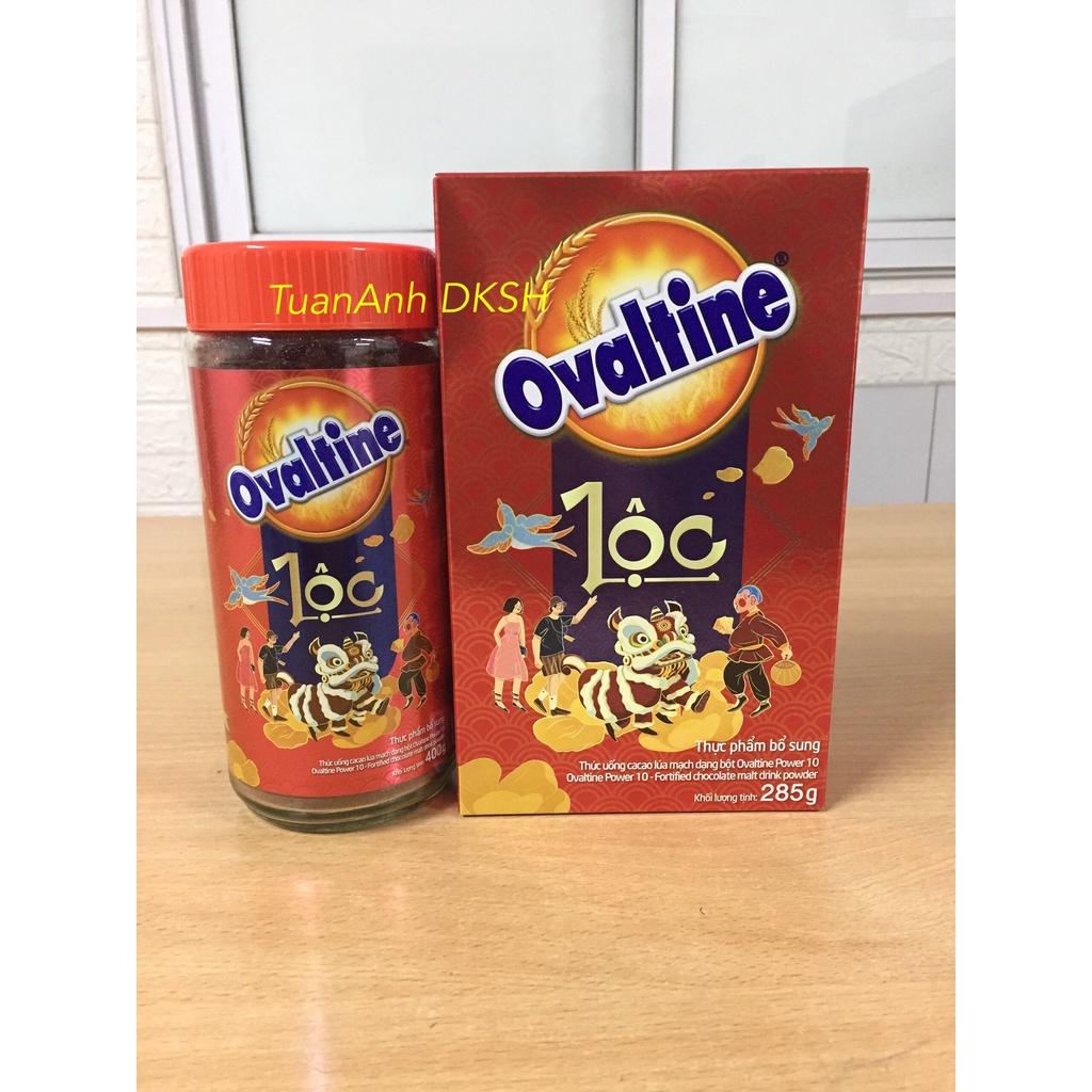 Thức uống lúa mạch hương vị sô-cô-la Ovaltine bột (01) hũ thủy tinh 400g -Hàng DKSH Việt Nam