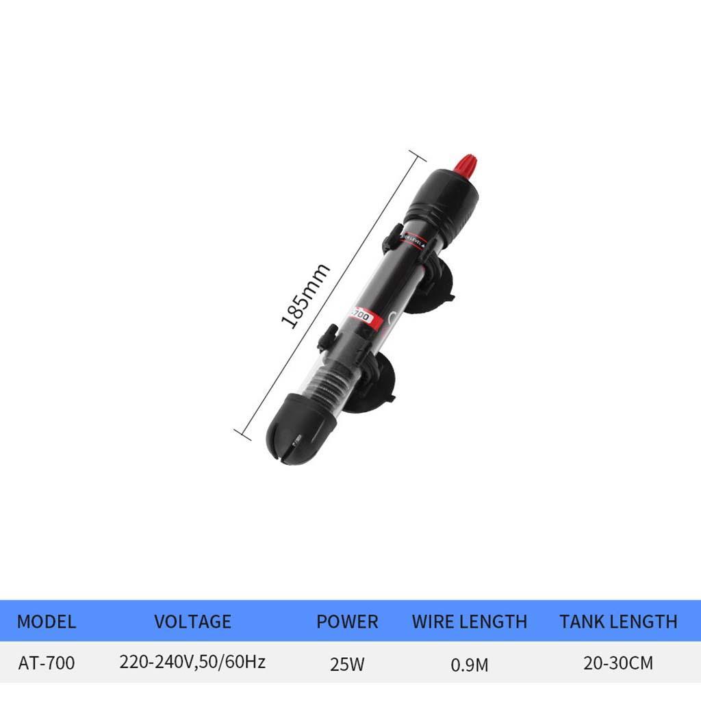 Fish Tank Heating Rod Thermostat Heat Submersible Aquarium Heater