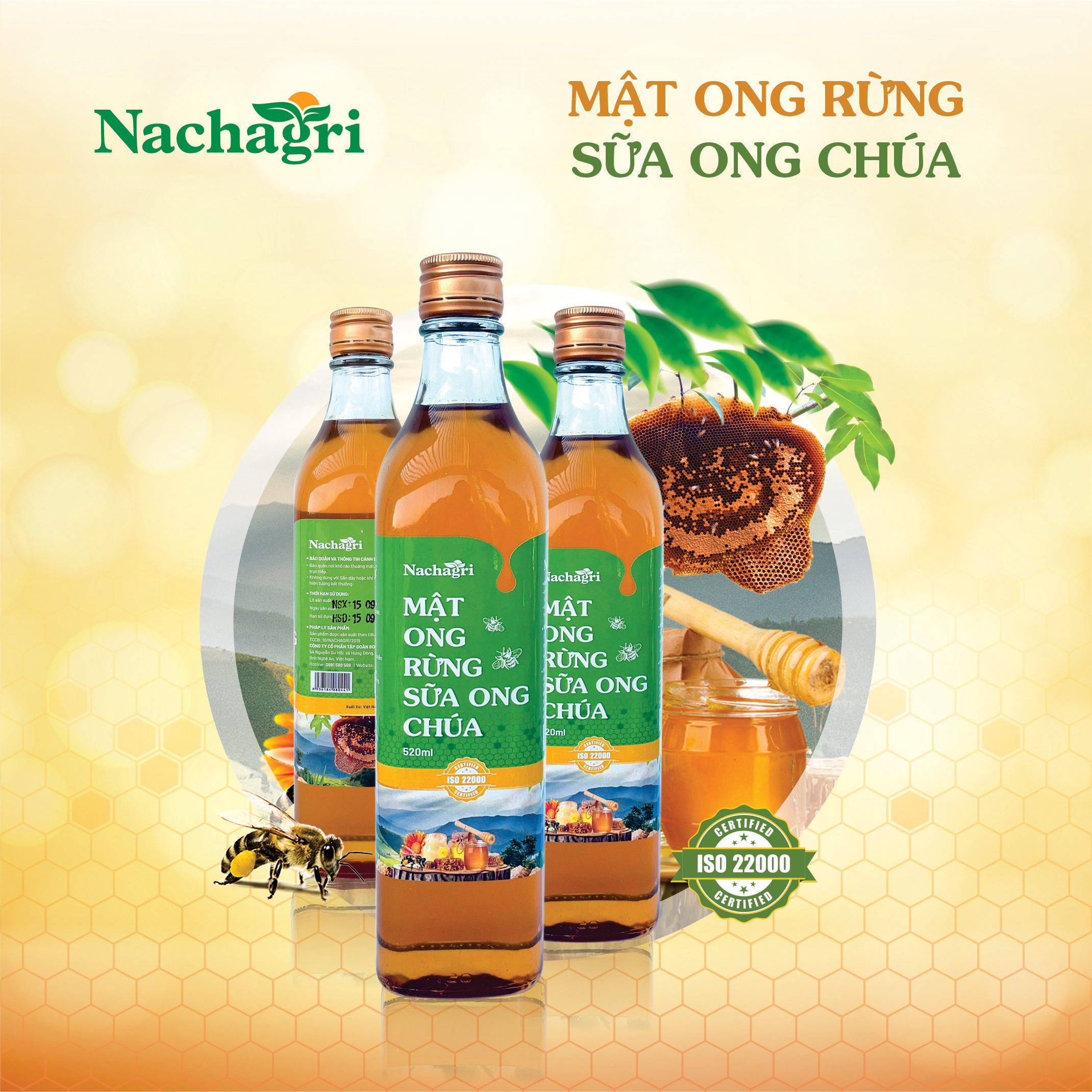 Mật Ong Rừng Sữa Ong Chúa Nachagri