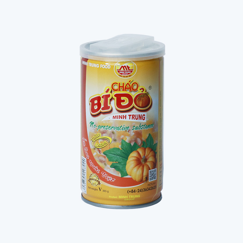 Cháo Bí Đỏ Minh Trung Lốc 6 lon