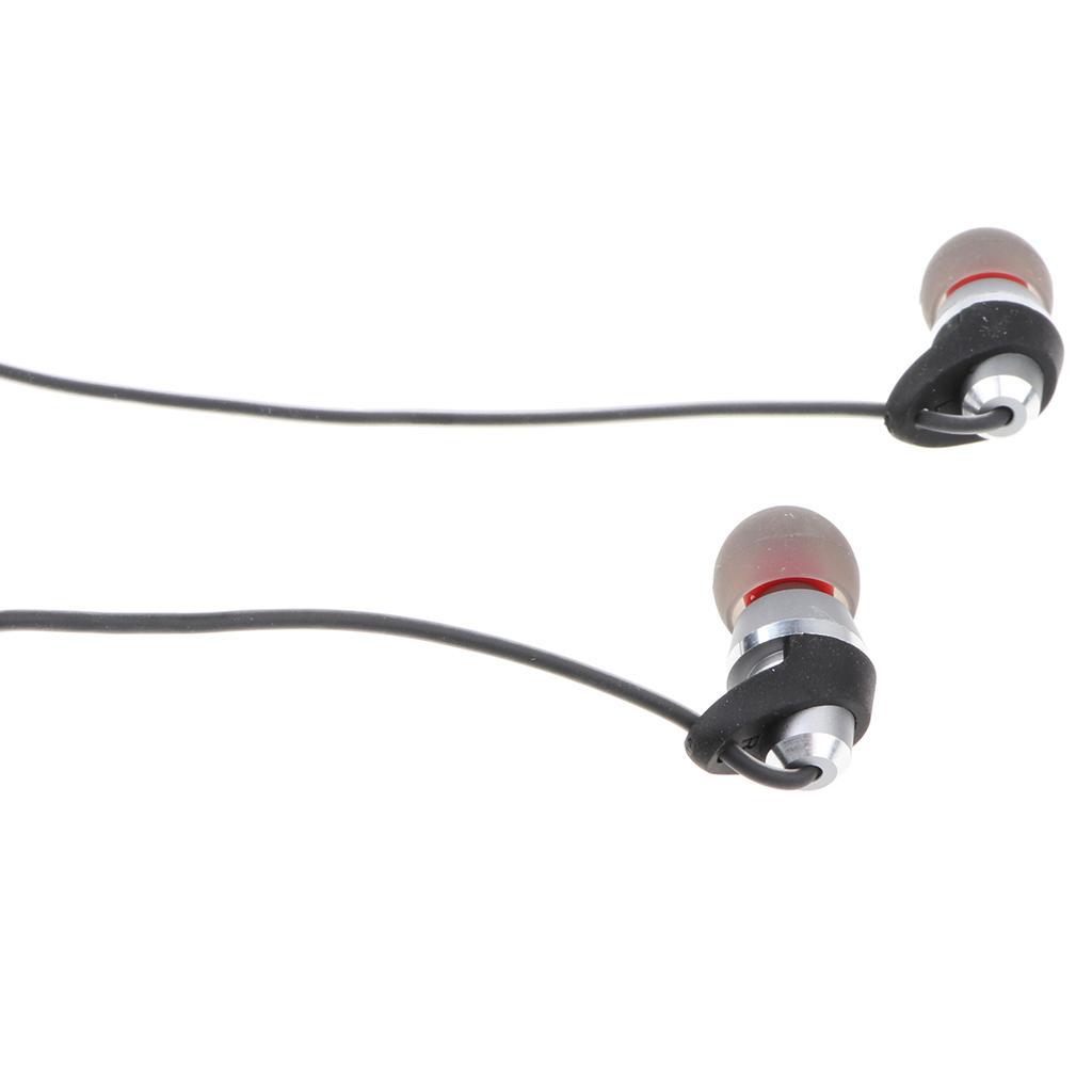 Universal In-Ear Headphones Wired Earbuds Heavy Bass Earphones Headset Black